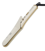 Выпрямитель для волос с насадкой гофре Galaxy (GL4502) (белый/золотой)