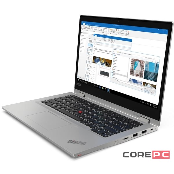 Ноутбук Lenovo ThinkPad L13 Yoga Gen 2 20VK001QUS (i5-1135G7/8GB/256GB SSD/13.3"/1920x1080/Touch/Intel Iris Xe/Windows 10 Home) Серый