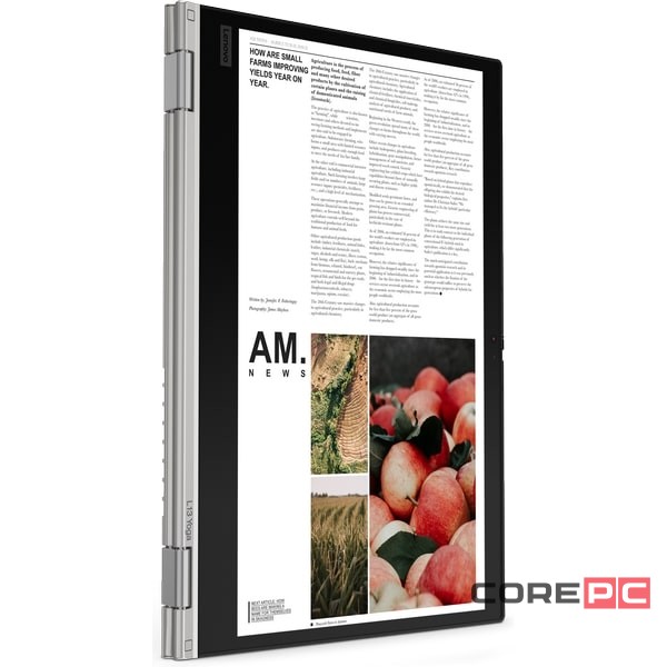 Ноутбук Lenovo ThinkPad L13 Yoga Gen 2 20VK001QUS (i5-1135G7/8GB/256GB SSD/13.3"/1920x1080/Touch/Intel Iris Xe/Windows 10 Home) Серый