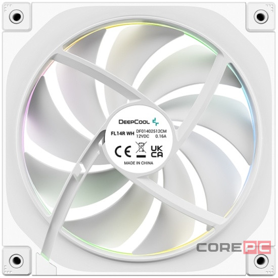Вентилятор для корпуса Deepcool FL14R WH Reverse ARGB White