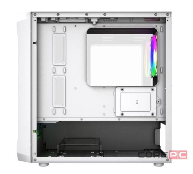 Компьютерный корпус Powercase Mistral Micro A3W TG ARGB V2 White (CMMAW-A3-V2)
