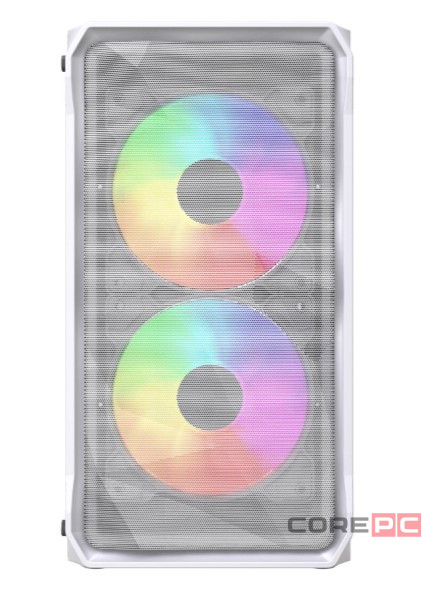 Компьютерный корпус Powercase Mistral Micro A3W TG ARGB V2 White (CMMAW-A3-V2)