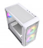 Компьютерный корпус Powercase Mistral Micro A3W TG ARGB V2 White (CMMAW-A3-V2)