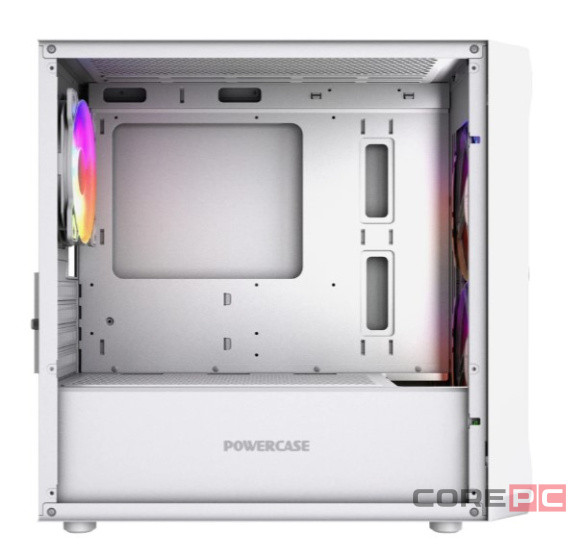 Компьютерный корпус Powercase Mistral Micro A3W TG ARGB V2 White (CMMAW-A3-V2)