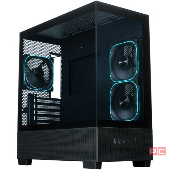 Компьютерный корпус XASTRA Q500M 3ARGB-FG-C10-UC ARGB Black (Q500M-3FG12A-C10-UC)