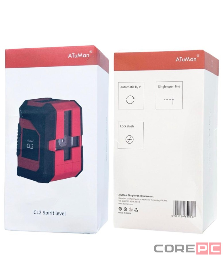 Лазерный уровень Xiaomi Duka CL2 красно-черный