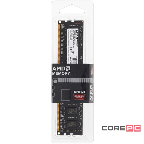 Оперативная память 8 Gb 1600 MHz AMD R5 ENTERTAINMENT SERIES Black (R538G1601U2S-UO)