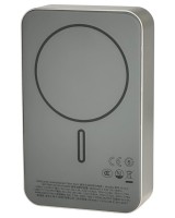 Powerbank магнитный с MagSafe Momax Q. Mag X2 20000mAh/индикатор заряда IP133CNE титан