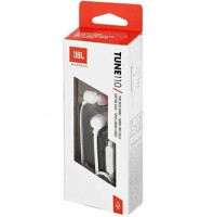 Наушники с микрофоном JBL T110 1.2м белые