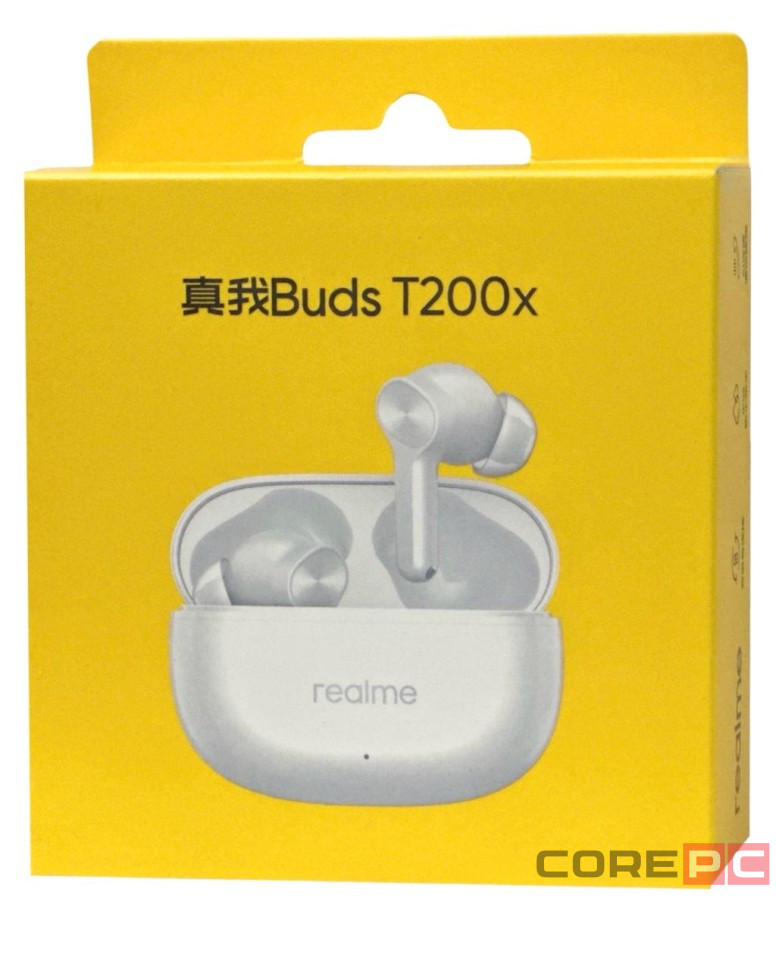 Беспроводные наушники TWS Realme Buds T200X (RMA2415-A) белые
