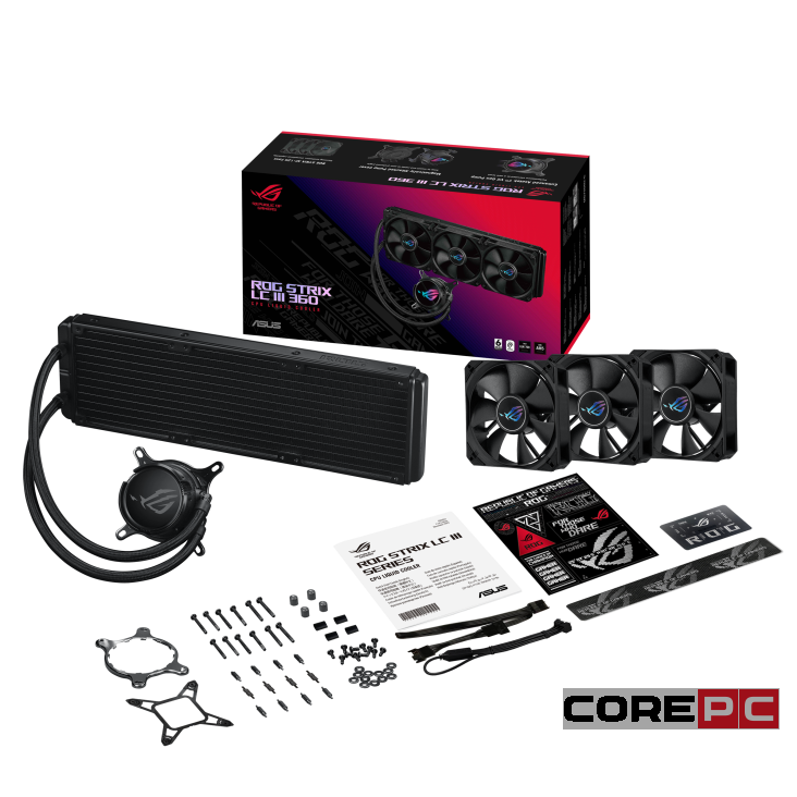 Система жидкостного охлаждения для процессора ASUS ROG STRIX LC III 360 SIGRID V2 ARGB Black (90RC00T0-M0UAY0)