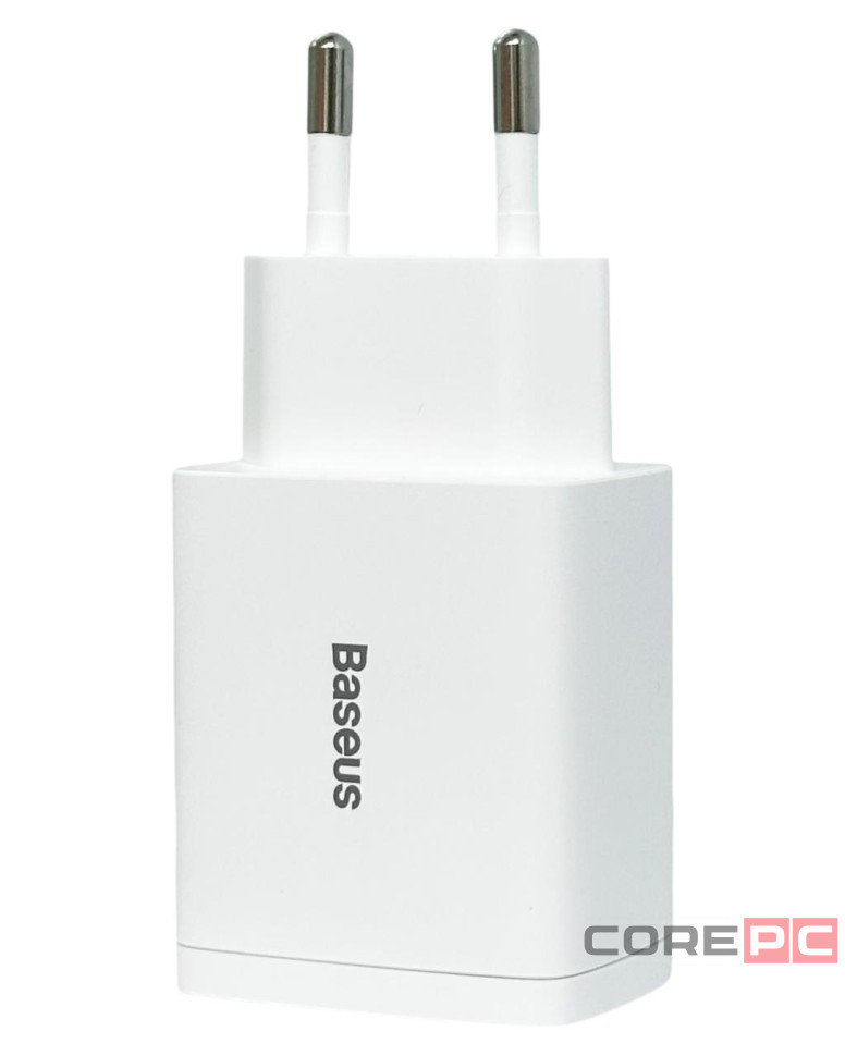 Сетевое зар. устр. Baseus Compact 20W EU 1USB/1C CCXJ-B02 белое