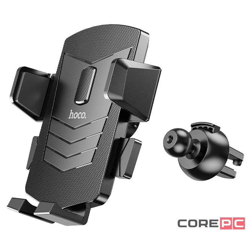 Держатель в воздуховод Hoco CA86 с зажимом черный