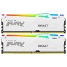 Оперативная память 64 Gb 6000 MHz Kingston FURY Beast RGB White (KF560C30BWEAK2-64)