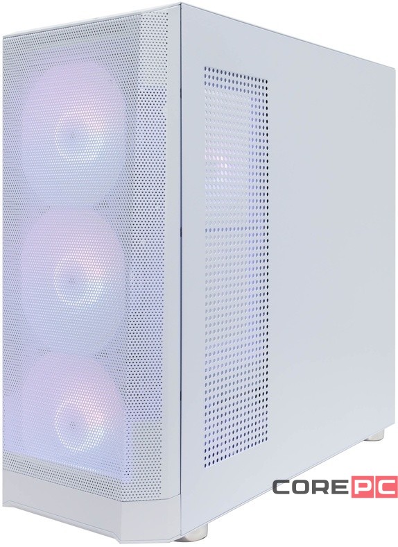 Компьютерный корпус 1STPLAYER FD5-M ARGB White ARGB (FD5-M-WH-4F2-W(AP))