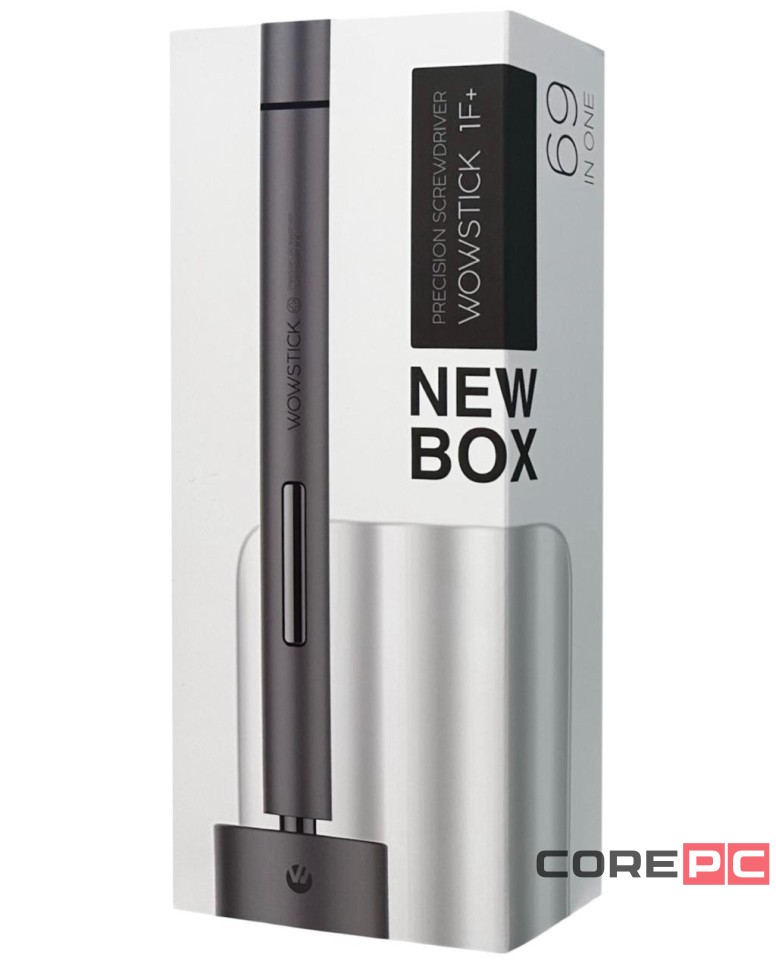 Отвертка электрическая умная Xiaomi Wowstick Screwdriver 1F+ 69 in 1 Kit чёрная