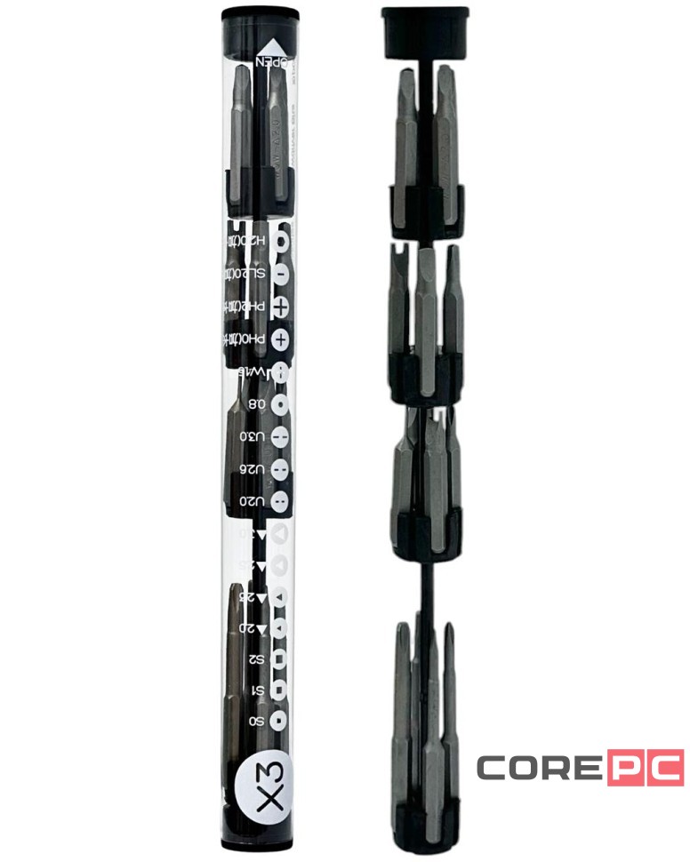 Отвертка электрическая умная Xiaomi Wowstick Screwdriver 1F+ 69 in 1 Kit чёрная