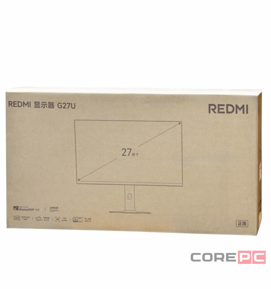 Монитор Redmi 27" G Pro 27U 160Hz/4K/3840x2160/MiniLED (P27UDA-RG) черный