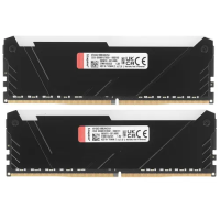 Оперативная память 64 Gb 3600 MHz Kingston FURY Beast RGB Black XMP (KF436C18BB2AK2/64)