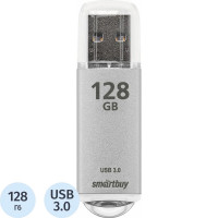 3.0 USB флеш накопитель Smartbuy 128GB V-Cut Silver (SB128GBVC-S3)