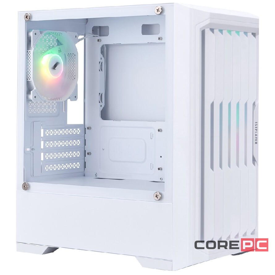 Компьютерный корпус 1STPLAYER BULLET HUNTER H2 ARGB White (H2-WH-4F7-W)