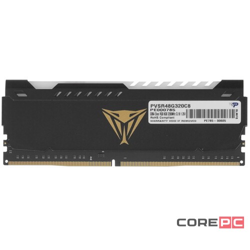 Оперативная память 8 Gb 3200 MHz PATRIOT VIPER STEEL (PVSR48G320C8)