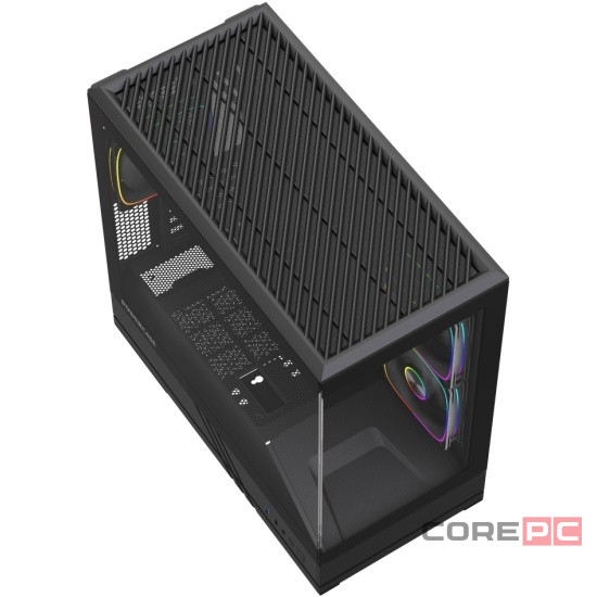 Компьютерный корпус Powercase GT3 TG ARGB Black (CMGT3B-A3)