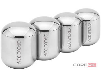 Охлаждающие камни для напитков Xiaomi Circle Joy Ice Cubes 4шт стальные (CJ- BK01) (серебристый)