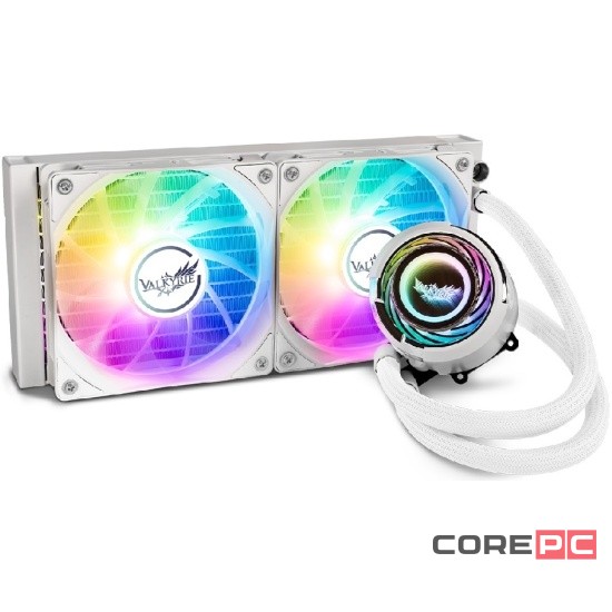 Система жидкостного охлаждения для процессора Valkyrie Jarn 240 ARGB White (HW C240W)