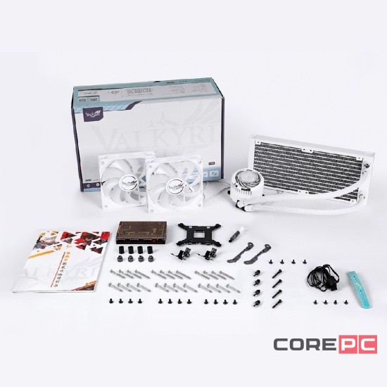 Система жидкостного охлаждения для процессора Valkyrie Jarn 240 ARGB White (HW C240W)