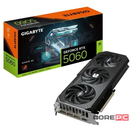 Видеокарта Gigabyte (GV-N5060GAMING-8GD) GeForce RTX 5060 8GB GAMING