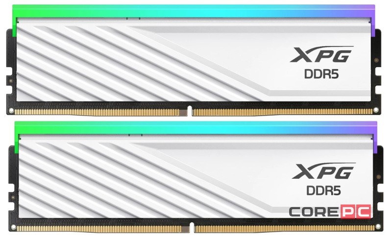 Оперативная память 16 Gb 6000 MHz ADATA XPG LANCER Blade RGB White (AX5U6000C3616G-DTLABRWH)