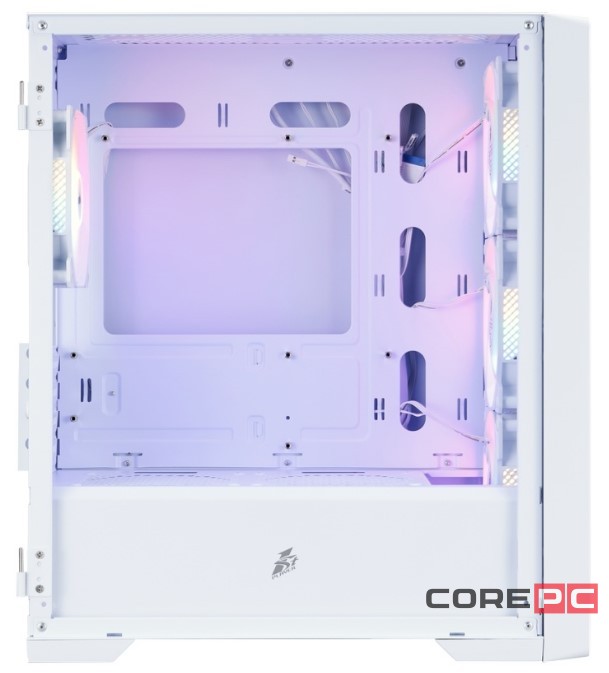 Компьютерный корпус 1STPLAYER TRILOBITE T4 MESH FRGB White (T4-WH-4F1-W)