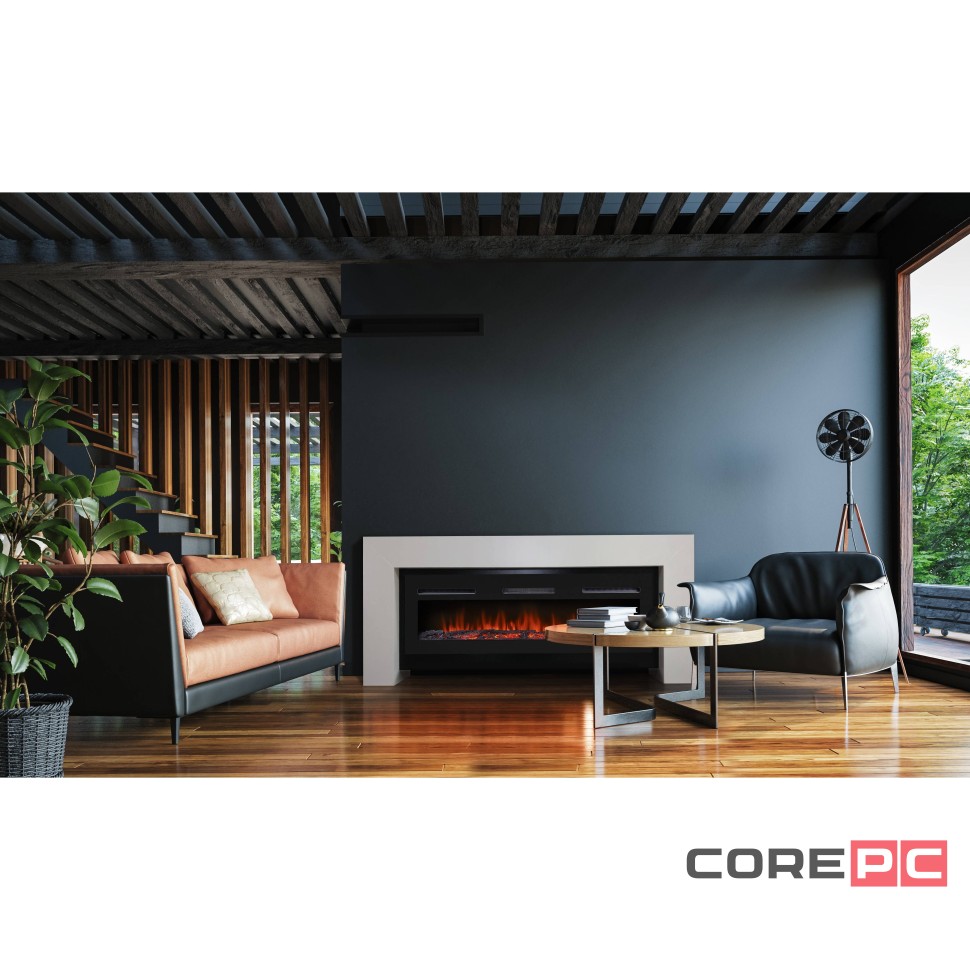 Портал Firelight Suprema Long белый, черный