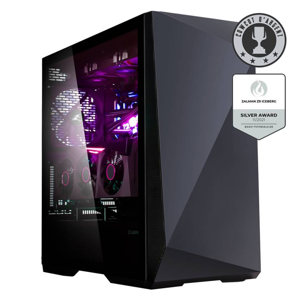 Компьютерный корпус Zalman Z9 Iceberg Black