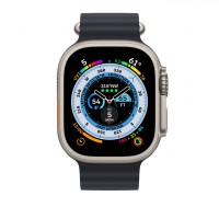 Ремешок Apple для Watch Ultra 49mm Navy Black Titanium Ocean Band (One Size) (MYPA3)