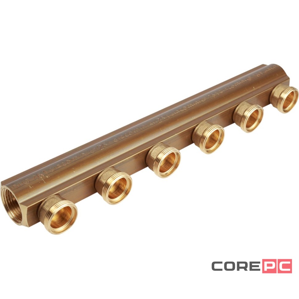 Коллектор Giacomini с отводами НР 3/4quot; x 18 /6, R551SY006