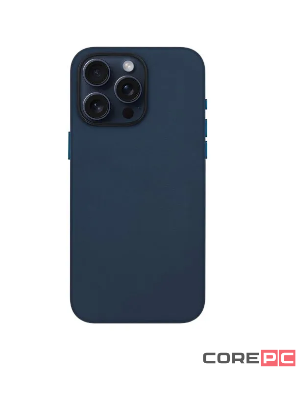 Накладка для i-Phone 15 Pro K-Doo Mag Noble кожаная синяя