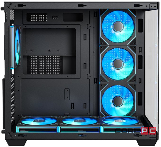 Компьютерный корпус XASTRA QW500 7ARGB-C10-UC Black (QW500-7FM12A-C10-UC)