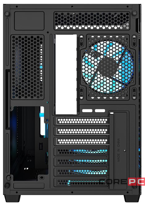 Компьютерный корпус XASTRA QW500 7ARGB-C10-UC Black (QW500-7FM12A-C10-UC)