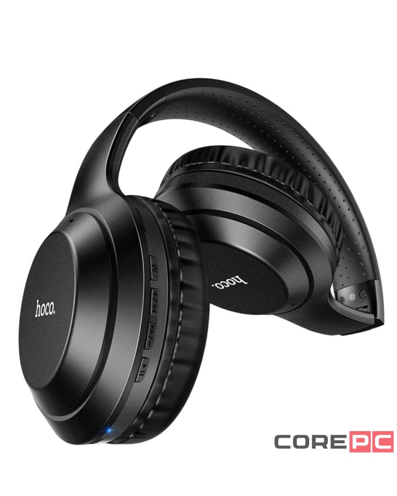 Стереонаушники Bluetooth полноразмерные Hoco W30 Fun Move BT5.0/200mAh/8ч черные