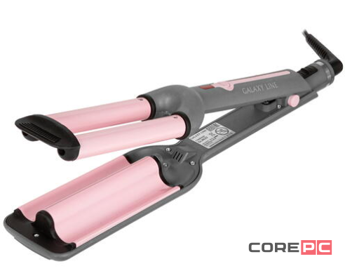 Стайлер для волос Galaxy Line (GL4627) (серый/розовый)