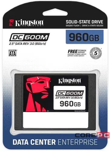Твердотельный накопитель Kingston 960 Gb DC600M (SEDC600M/960G)