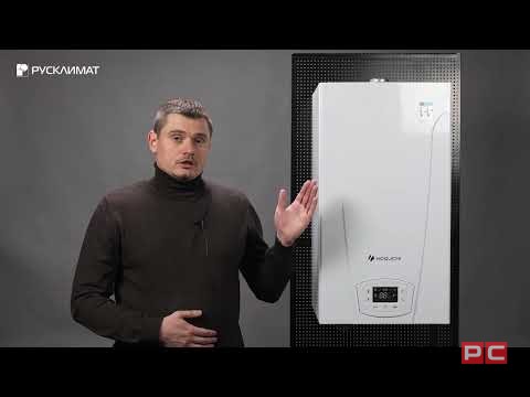 Котел газовый Moguchi GBN32НF 1 конт., настенный-video