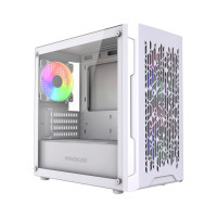 Компьютерный корпус Powercase Mistral Micro D3W TG ARGB V2 White (CMMDW-A3-V2)