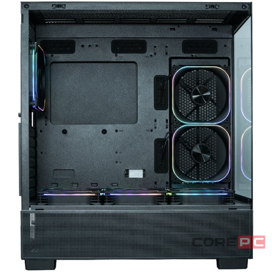 Компьютерный корпус XASTRA Q500 6ARGB-FG-C10-UC ARGB Black (Q500-6FG12A-C10-UC)