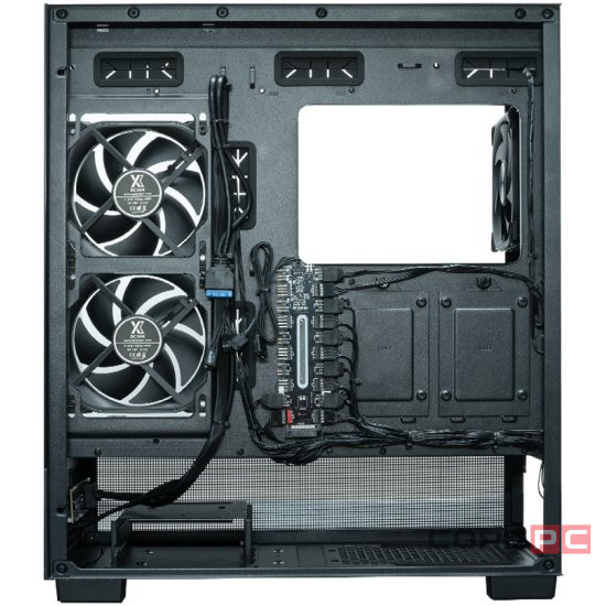 Компьютерный корпус XASTRA Q500 6ARGB-FG-C10-UC ARGB Black (Q500-6FG12A-C10-UC)