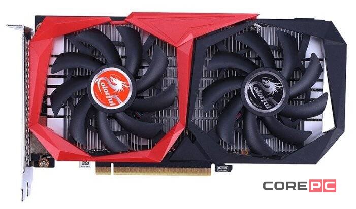 Видеокарта Colorful (GTX 1650 SUPER NB 4G-V) GeForce GTX 1650 SUPER 4GB