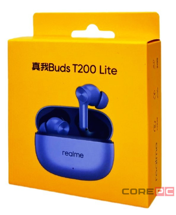 Беспроводные наушники TWS Realme Buds T200 Lite фиолетовые