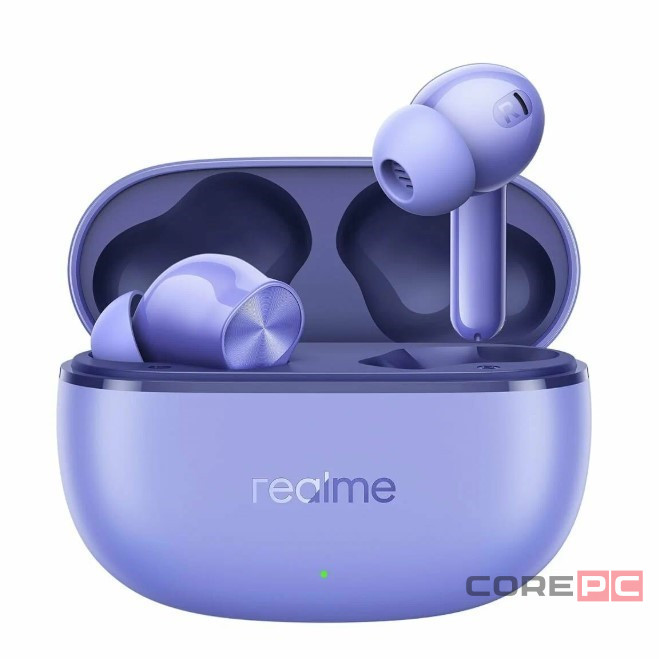 Беспроводные наушники TWS Realme Buds T200 Lite фиолетовые